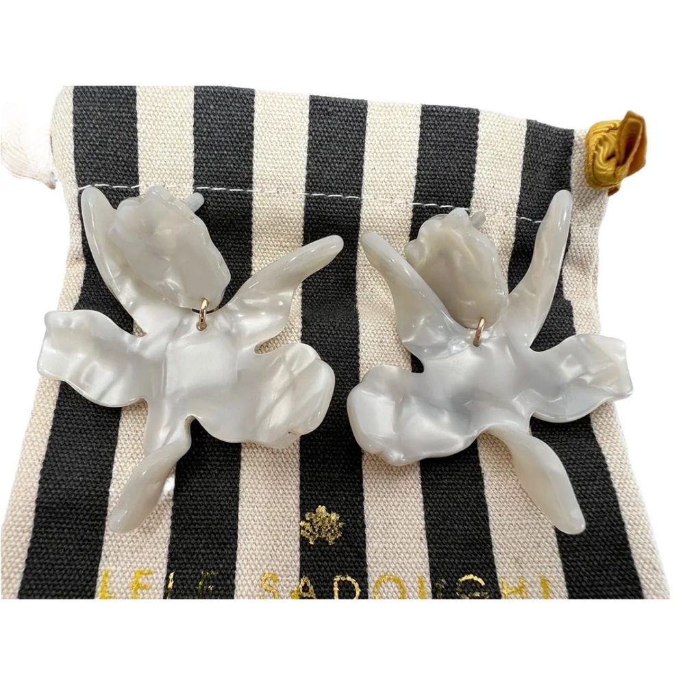 Lele Sadoughi Small Paper Drop Earrings